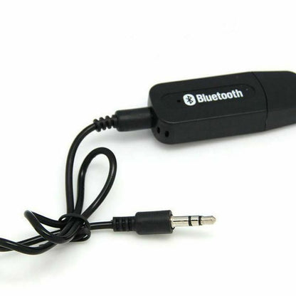 3.5mm to USB Bluetooth Wireless Receiver AUX Audio Stereo Music Adapter Car Kit