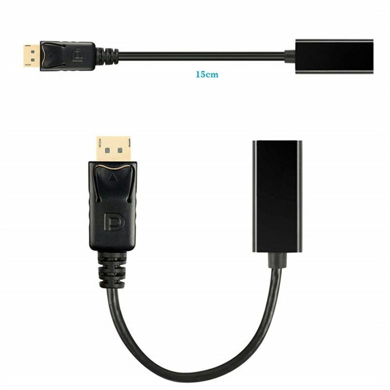 4K Display Port DP To HDMI Female Cable