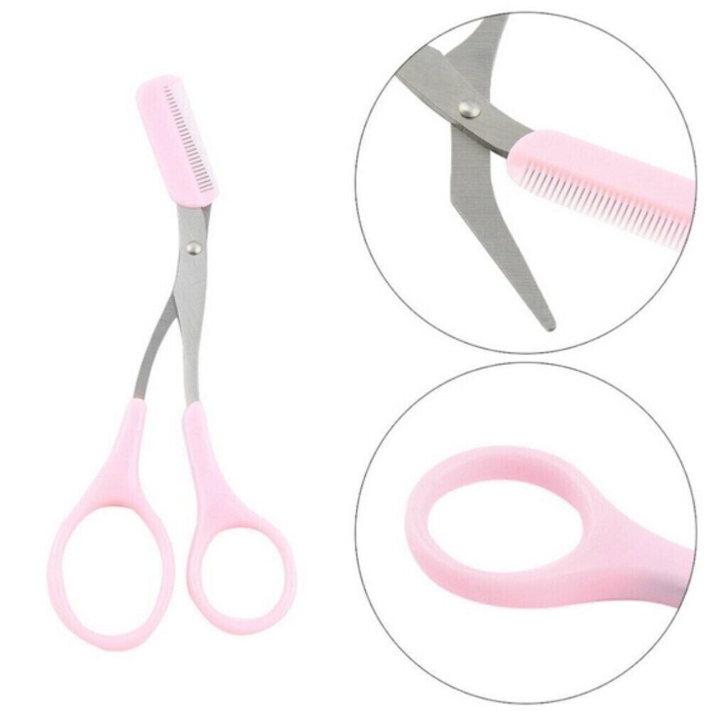 Eyebrow Eyelash Hair Scissors Comb