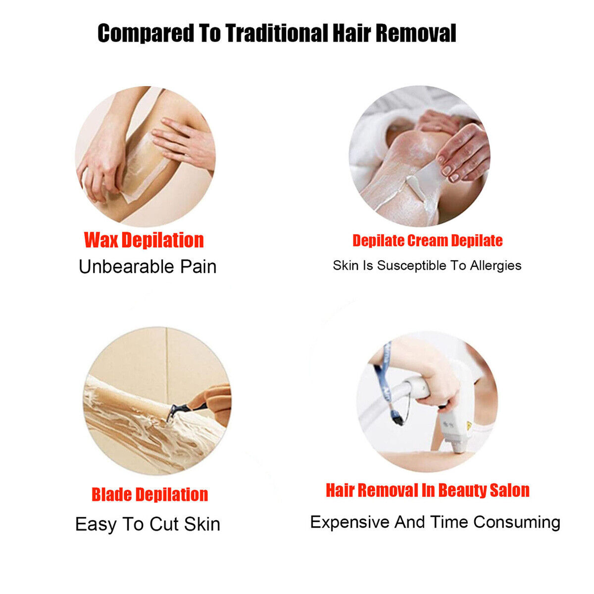 Painless Physical Crystal Hair Remover