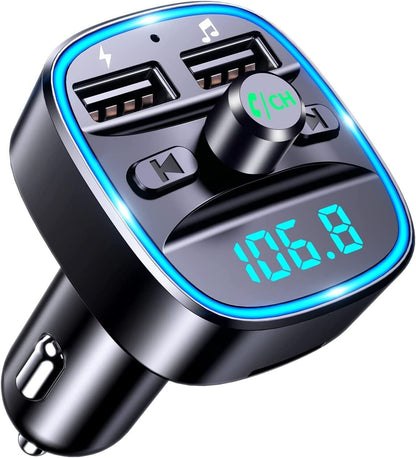 Bluetooth 5.0 Wireless Car FM Transmitter