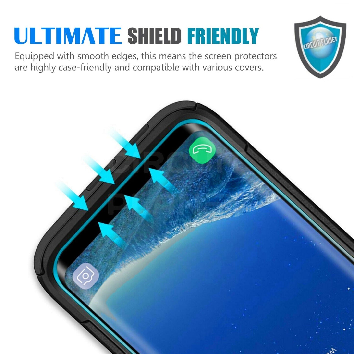 Tempered Glass Screen Protector For iPhone