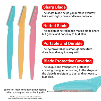 Eyebrow Trimmer Blade Shaping Knife Hair Remover Tools