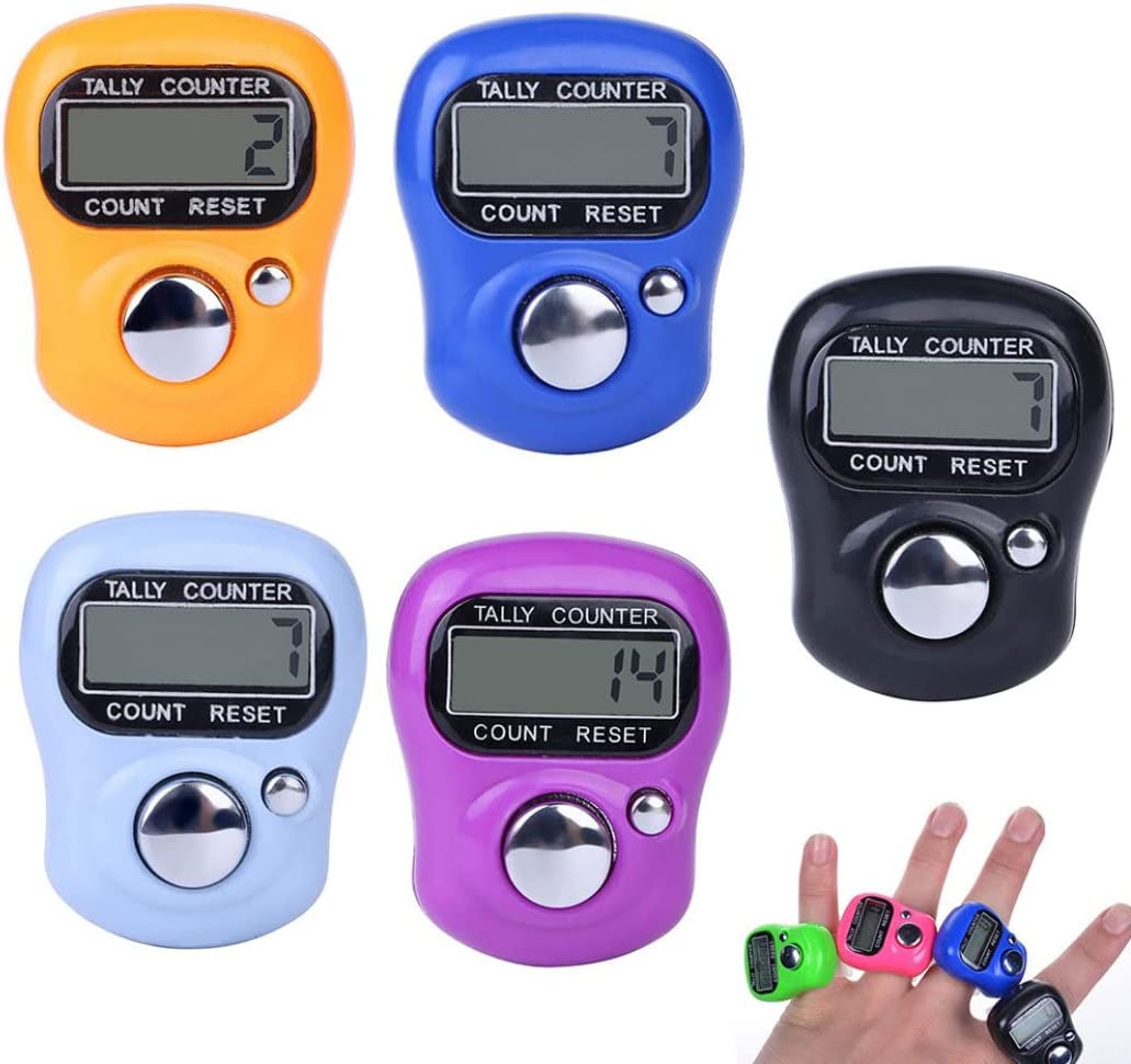 Digital Finger Ring Tally Counter Hand Row counter!! TASBEEH