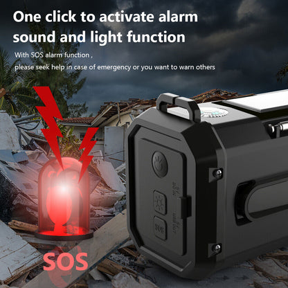 Portable Solar Dynamo Hand Crank Weather Radio