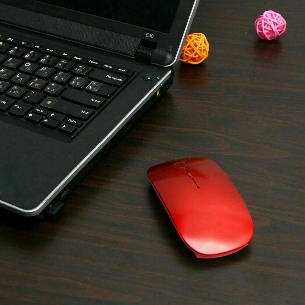 2.4GHz Wireless Cordless Red Mouse Mice Optical Scroll