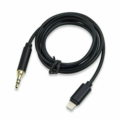 1M 8-pin to Aux Male Jack 3.5mm Audio Adapter Cable For iPhone