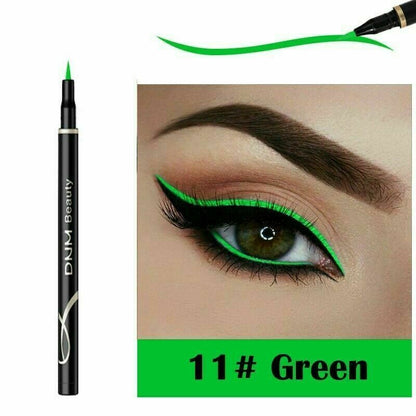 DNM Fashion 12 Colors eyeliner Waterproof