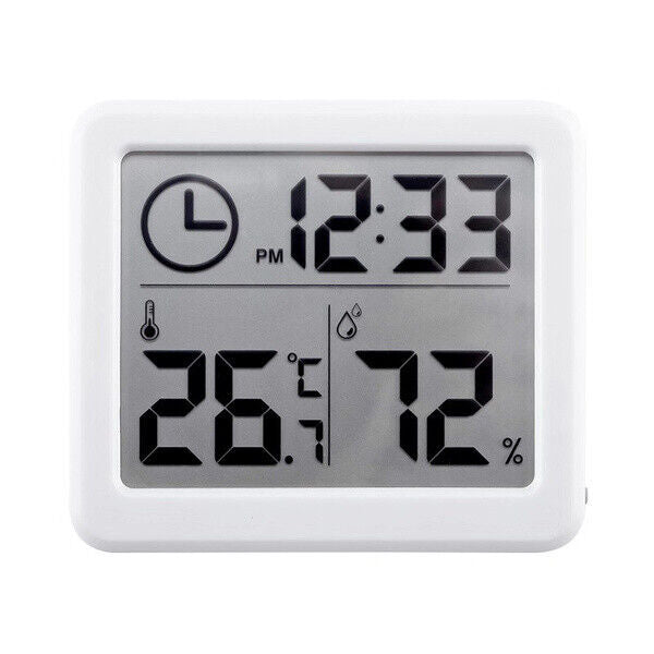 Digital Temperature Humidity Meter Sensor Thermometer Gauge LCD Hygrometer Room