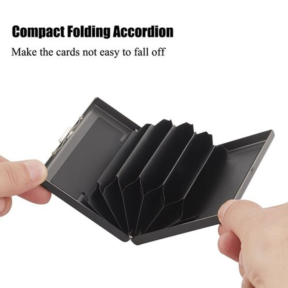 RFID Blocking Aluminum Protector Metal Wallet Credit Card Holders Thin Case Box