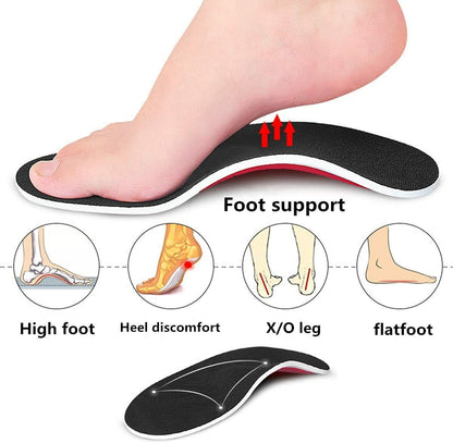 Orthotic Insoles for Arch Support Plantar Fasciitis Flat Feet Back Heel Pain