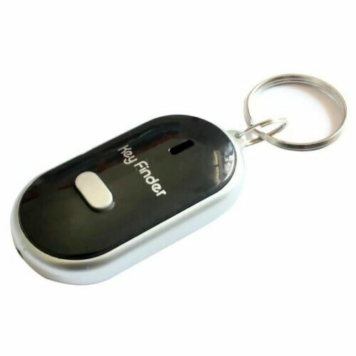 Lost Key Finder Whistle Beeping Flashing Locator Remote keychain LED Sonic torch