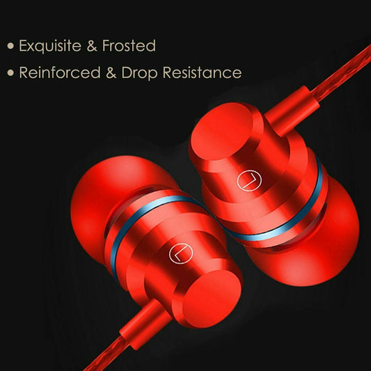 Wire Earphones Stereo Headphones