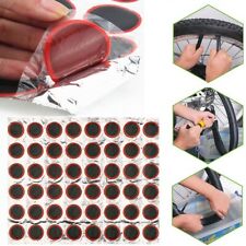 48PCS RUBBER PUNCTURE PATCHES BICYCLE BIKE TIRE TYRE TUBE REPAIR PATCH KIT