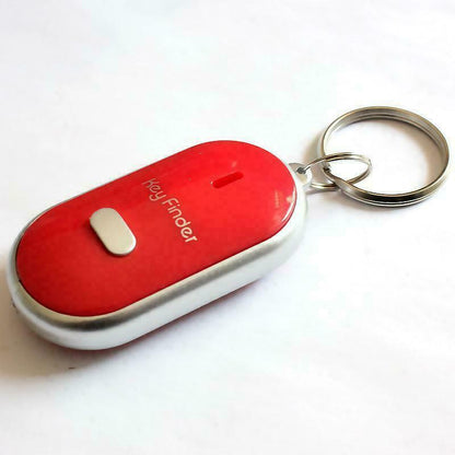 Lost Key Finder Whistle Beeping Flashing Locator Remote keychain LED Sonic torch