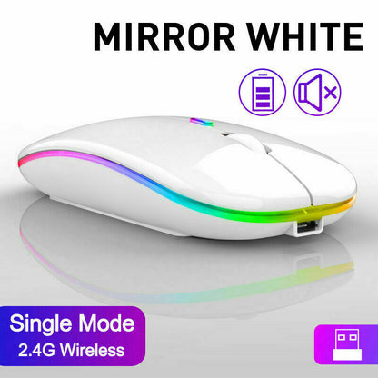 Slim Silent Rechargeable Wireless Mouse