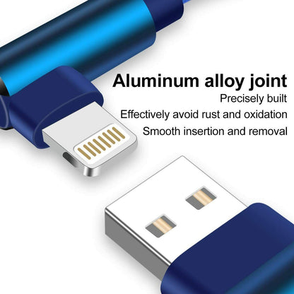 90 Degree iphone Fast Charging Data Cable