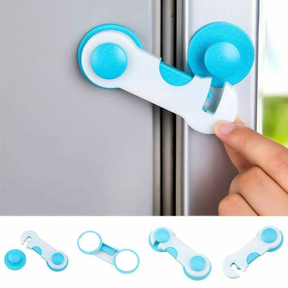 Child Toddler Baby Cupboard Cabinet Safety Locks Proof Door Drawer Fridge Kids