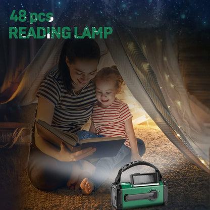 Portable Solar Dynamo Hand Crank Weather Radio