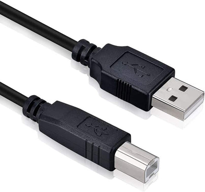 USB Printer Cable 2.0 24AWG Lead A to B 25cm/50cm/1m/2m/3m/5m Kodak Epson HP