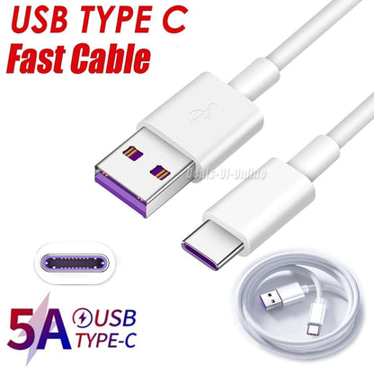 For Huawei Super Charger USB Type-C 4A Charging