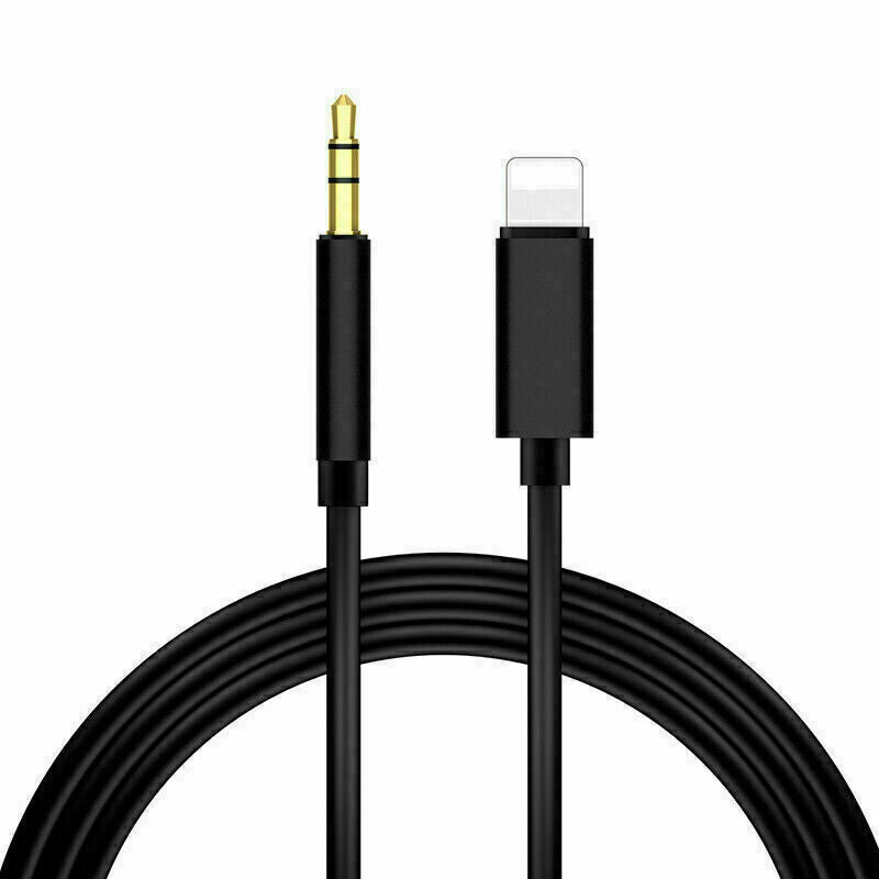 1M 8-pin to Aux Male Jack 3.5mm Audio Adapter Cable For iPhone