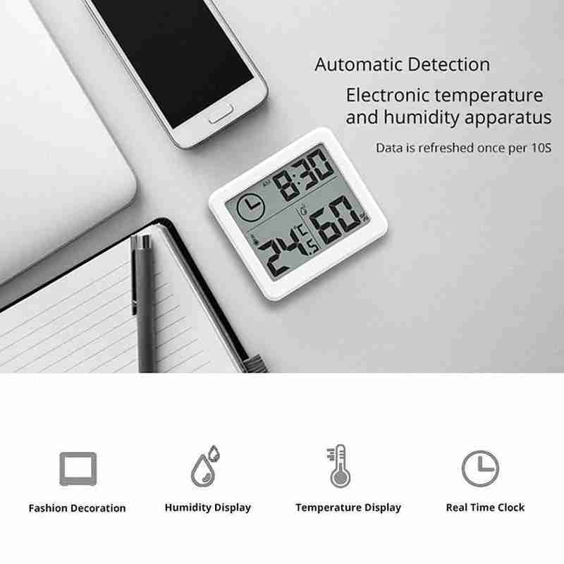 Digital Temperature Humidity Meter Sensor Thermometer Gauge LCD Hygrometer Room