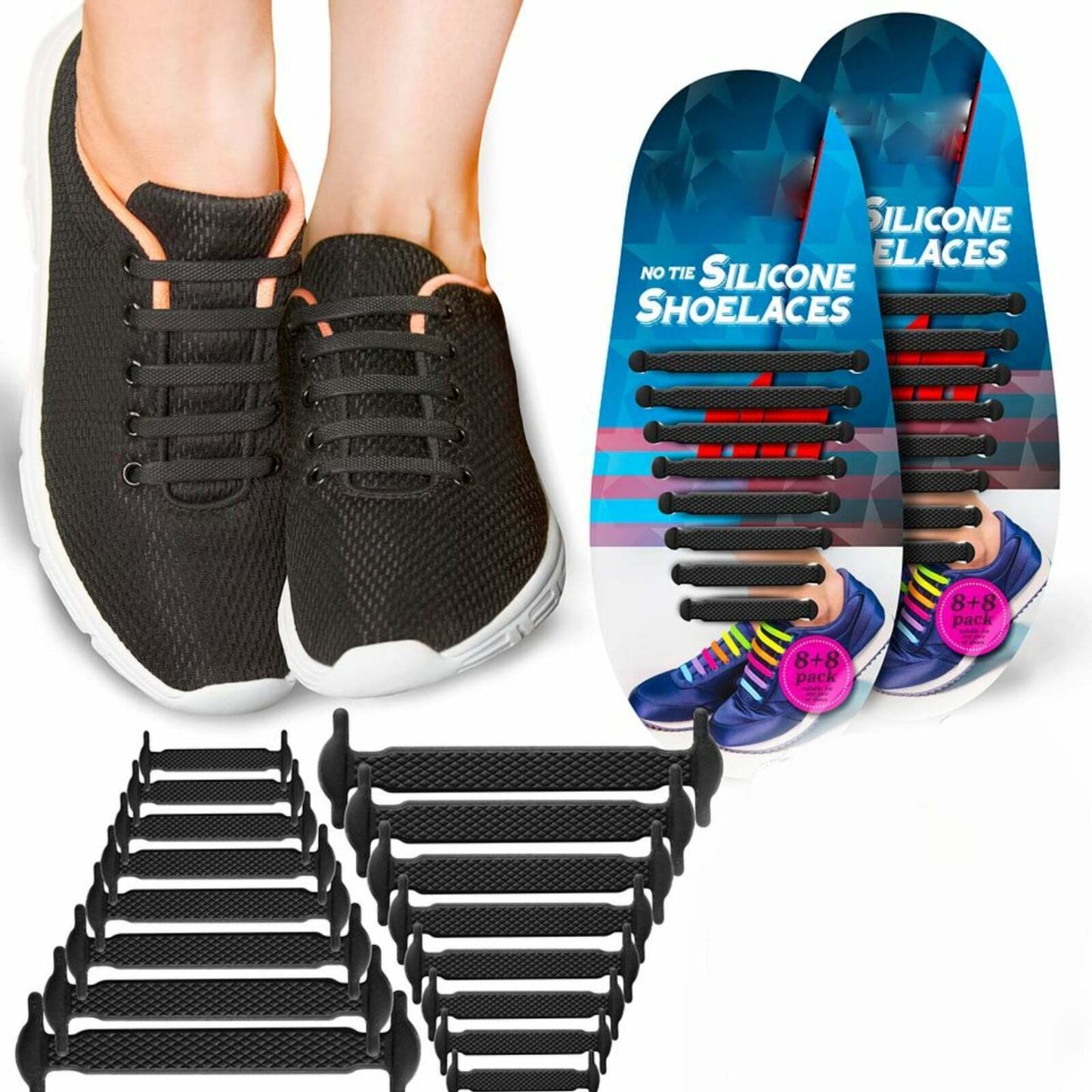 Elastic Shoe Laces No Tie Silicone