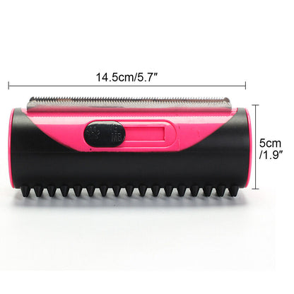 Pet Hair Fur Deshedding Shedding Trimmer Grooming Dog Cat Roll D Comb Brush Tool UK Stock