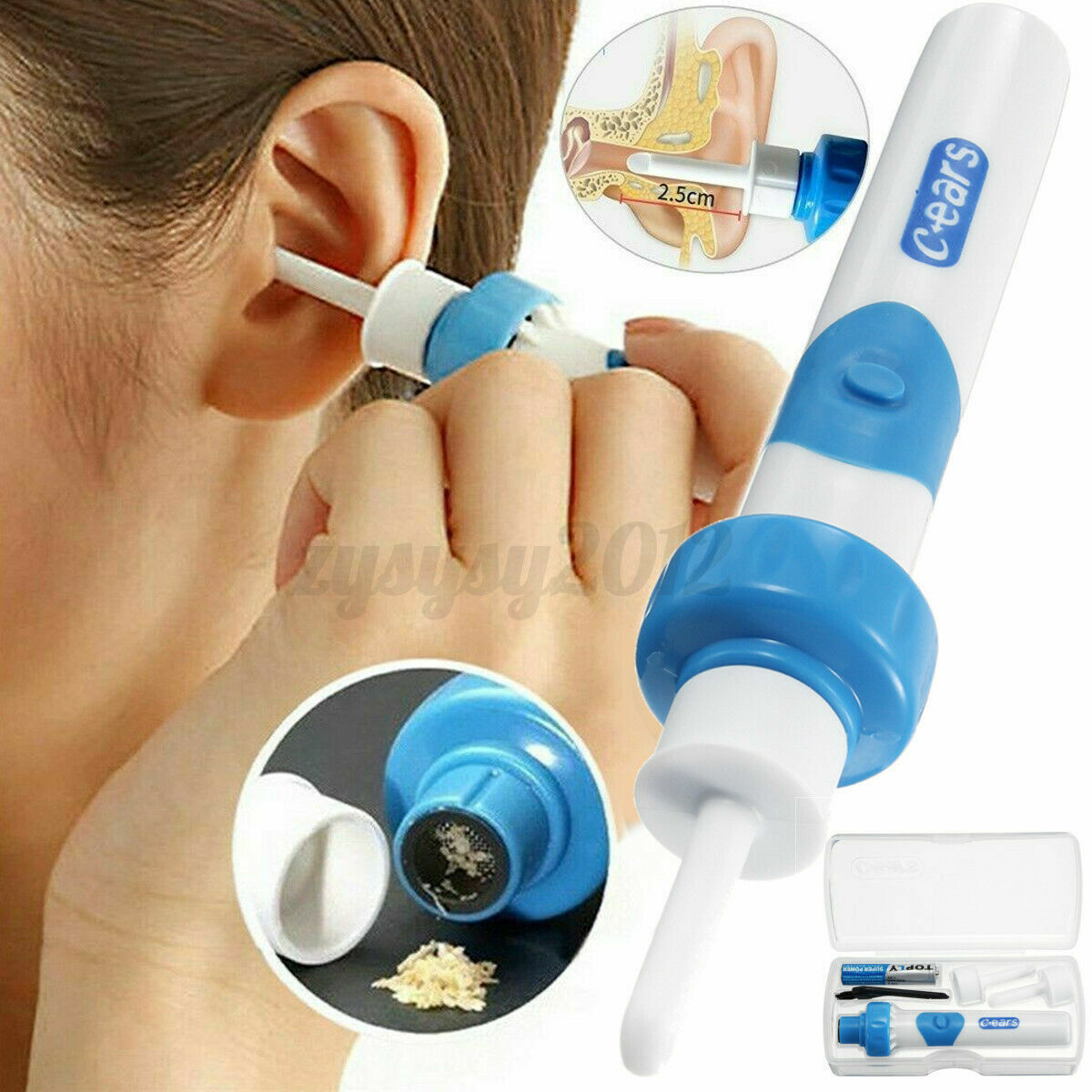 Ear Wax Remover Cleaner Soft Spiral Earwax Smart Removal Set