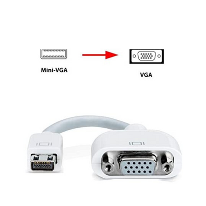 Mini DVI Port to VGA Adapter for Apple iMac MacBook Mac Display Monitor Projector