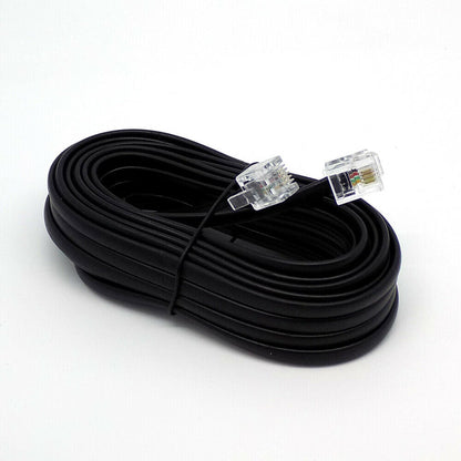 RJ11 to RJ11 ADSL Cable BT Broadband Modem Internet DSL Phone Router Lead Lot