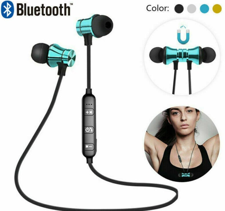 Wireless Bluetooth Headphones Earphones Earbuds Stereo Headset Sports Extra Bass