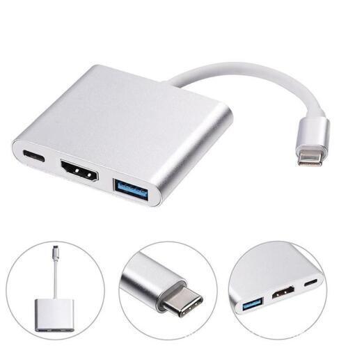 3 in1 Type C to USB-C 4K HDMI USB 3.0 Hub