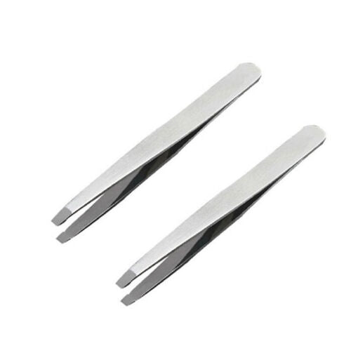 Silver Professional Eyebrow Tweezers