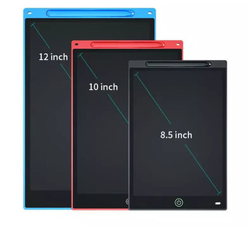 Kids 8.5"/10" Electronic Digital LCD Writing Pad Tablet Drawing Graphics Board