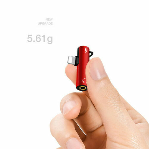 2 in 1 Lighting to Lighting and 3.5mm Jack Dual Charge