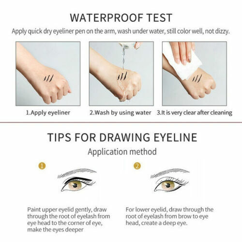 DNM Fashion 12 Colors eyeliner Waterproof