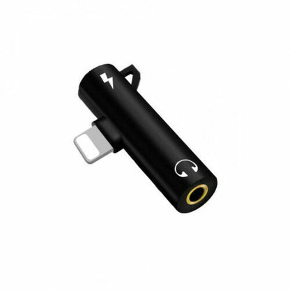 2 in 1 Lighting to Lighting and 3.5mm Jack Dual Charge